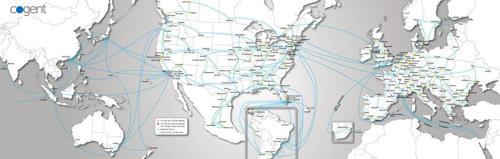 Cogent Network Map
